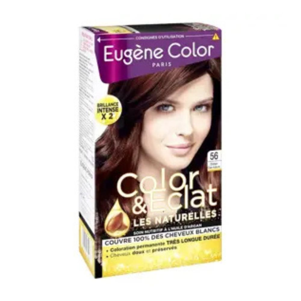 Eugene Color The Naturals Color & Shine N° 56 Light Auburn Brown Kit