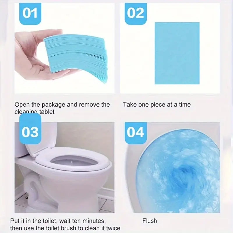 30pcs Toilet Cleaning Papers