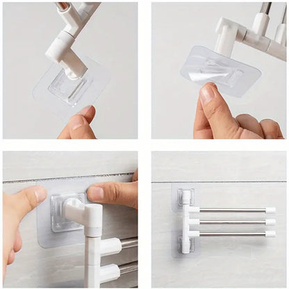 Wall-Mounted Towel Rack