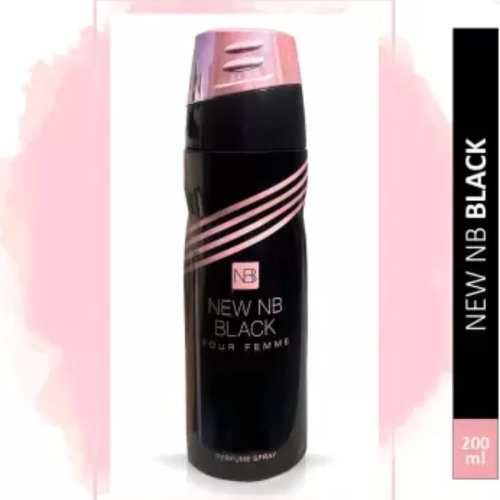 NEW NB Black Perfume Body Spray  – 200ml