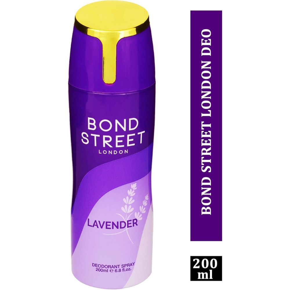 Bond Street Lavender Body Spray for Women, 200 ml