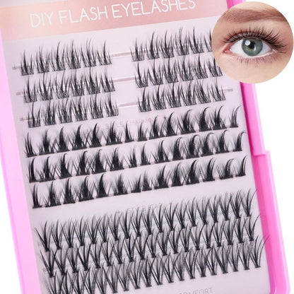 MLEN Diary DIY Cat Eyelash Clusters - 135 Pcs