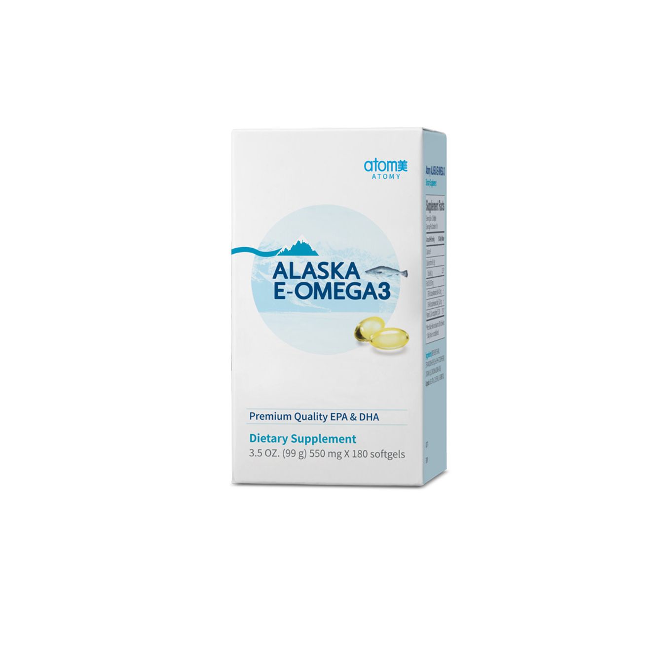 ATOMY Alaska E-Omega3 - 550mg x 180 Softgels