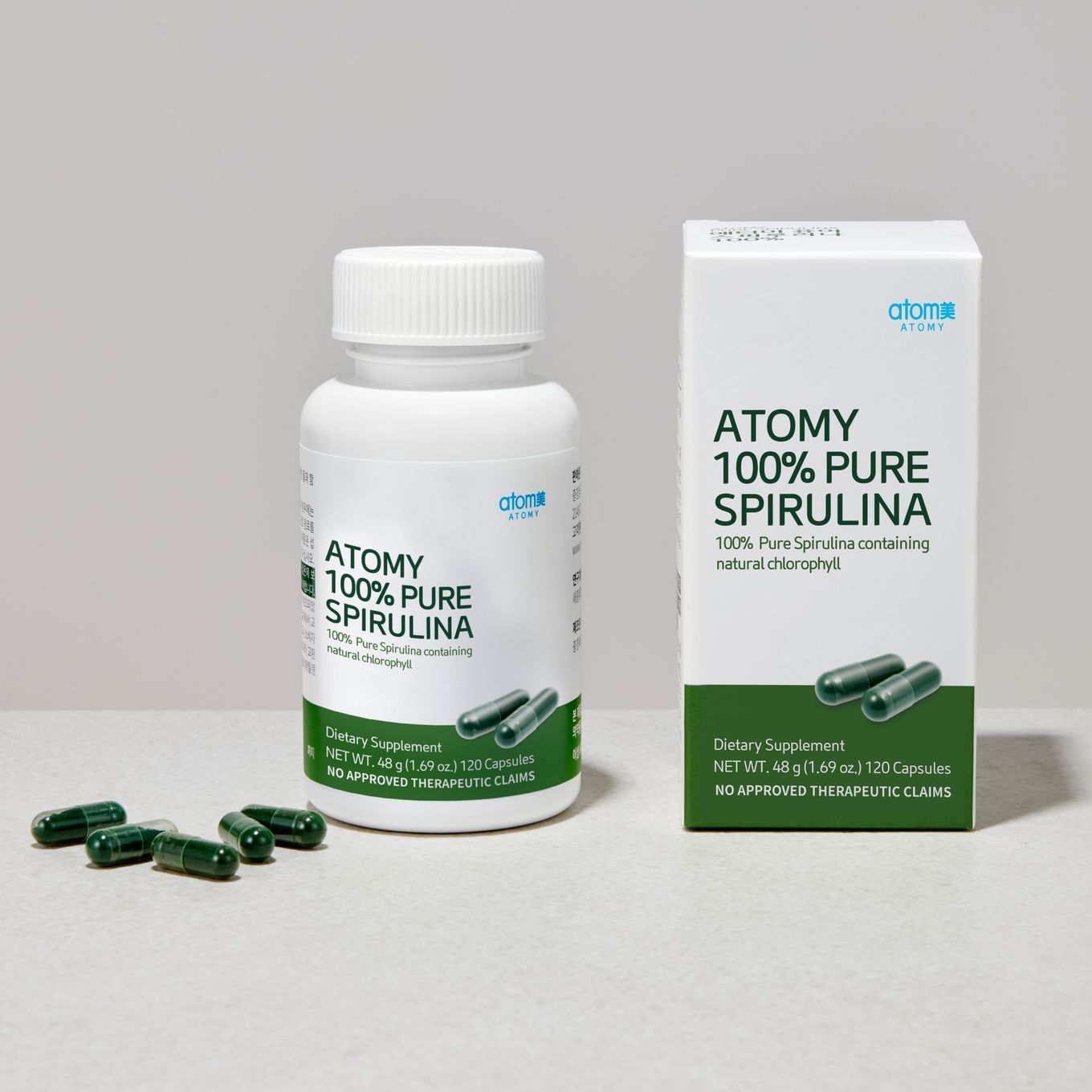 ATOMY Pure Spirulina - 120 Capsules