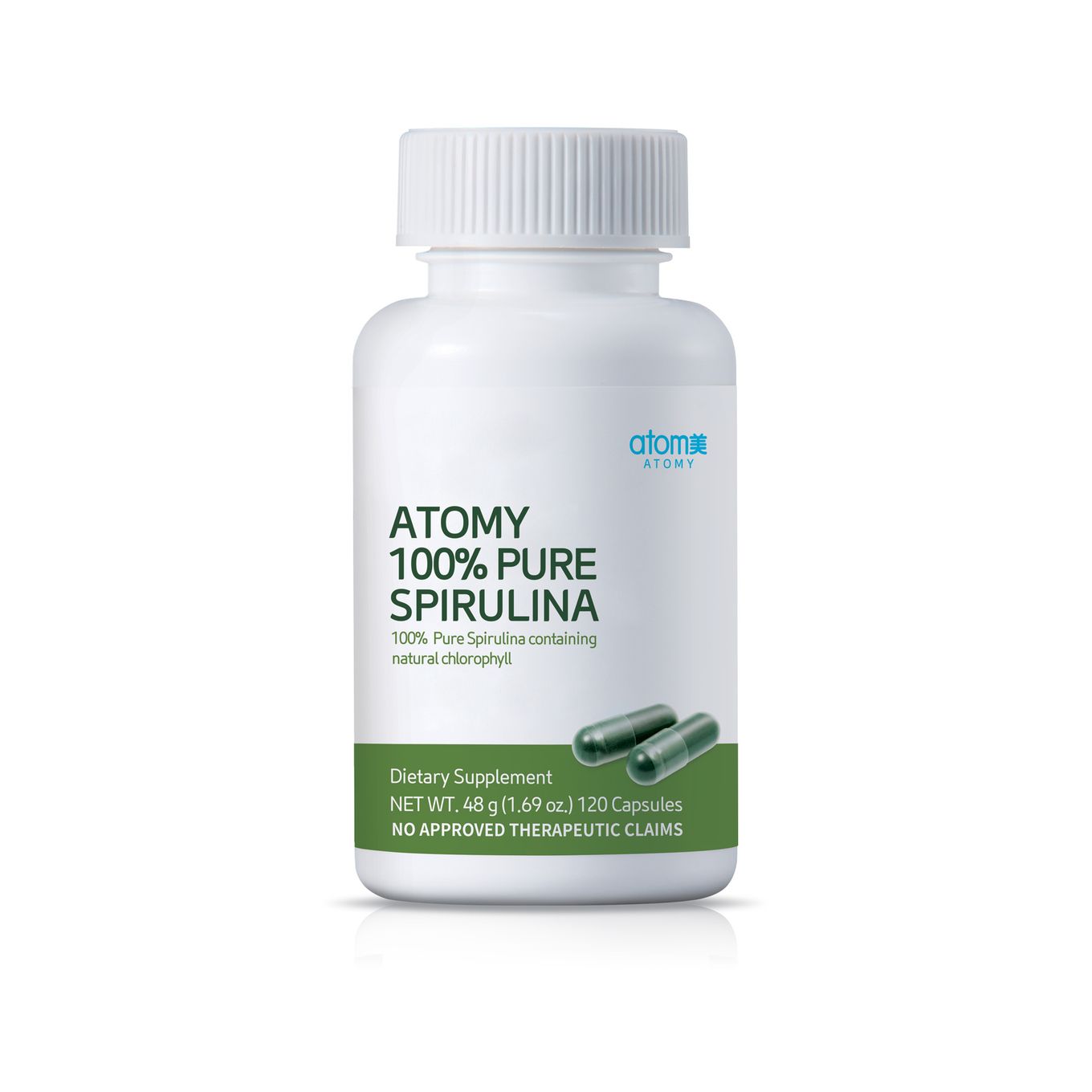 ATOMY Pure Spirulina - 120 Capsules