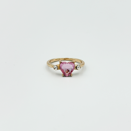 Embellish Pink Heart Ring