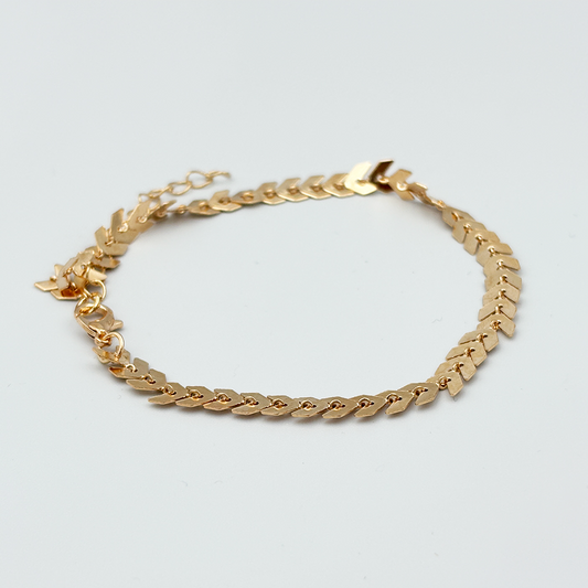 Fishbone Chain Anklet