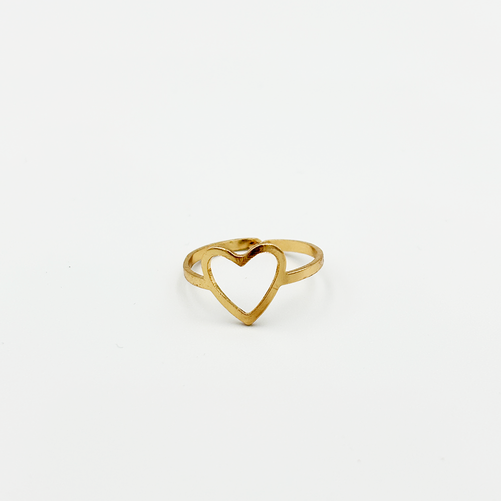 Gold Heart Ring