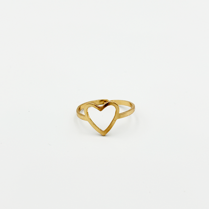 Gold Heart Ring