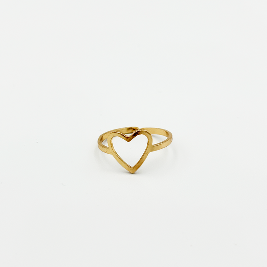 Gold Heart Ring