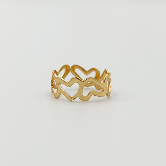 Heart Band Ring