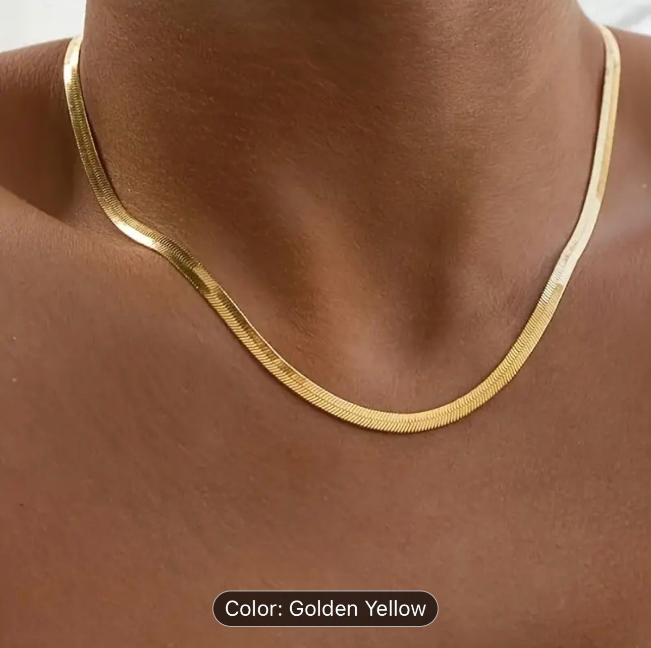 18K Gold-Plated Stainless Steel Necklace