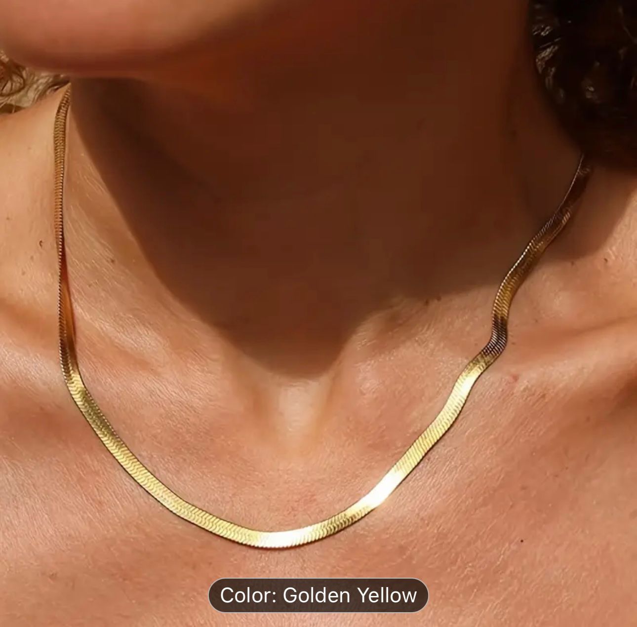 18K Gold-Plated Stainless Steel Necklace