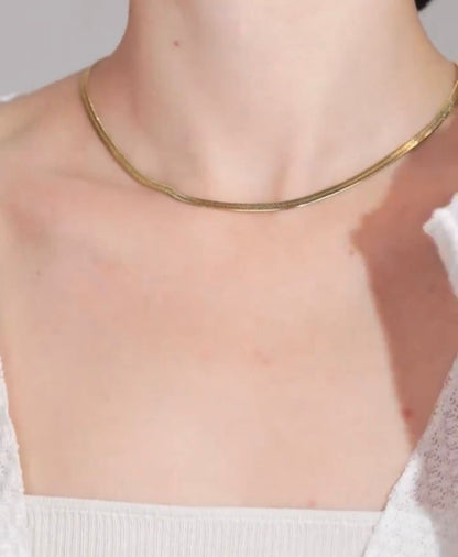 18K Gold-Plated Stainless Steel Necklace