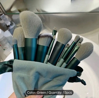 Soft Bristle Makeup Brush Set