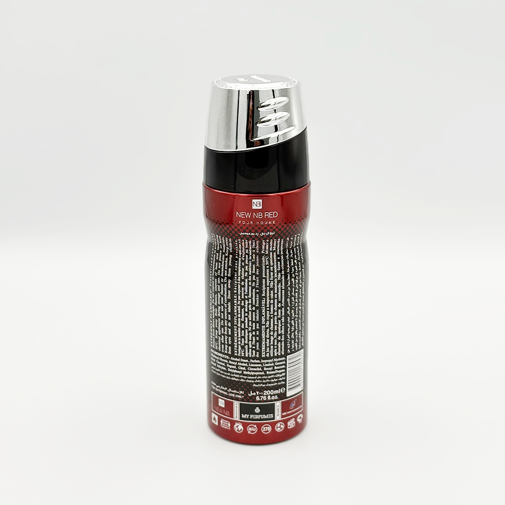 NEW NB Red Perfume Spray for Men – 200ml