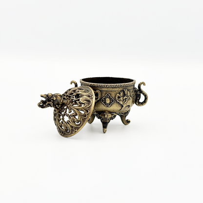 Triple-Legged Incense Burner - Elephant