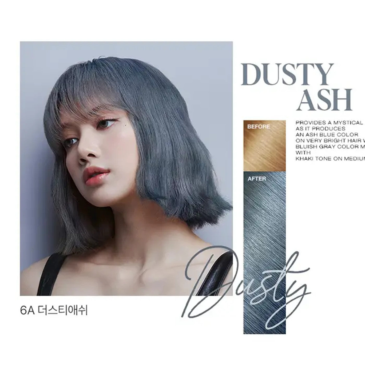 Mise En Scene Hello Bubble Hair Color 6A - Dusty Ash