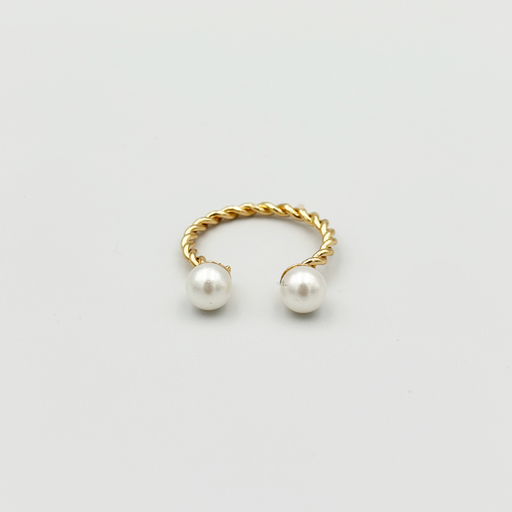 Double Pearl Ring