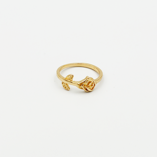 Gold Rose Ring