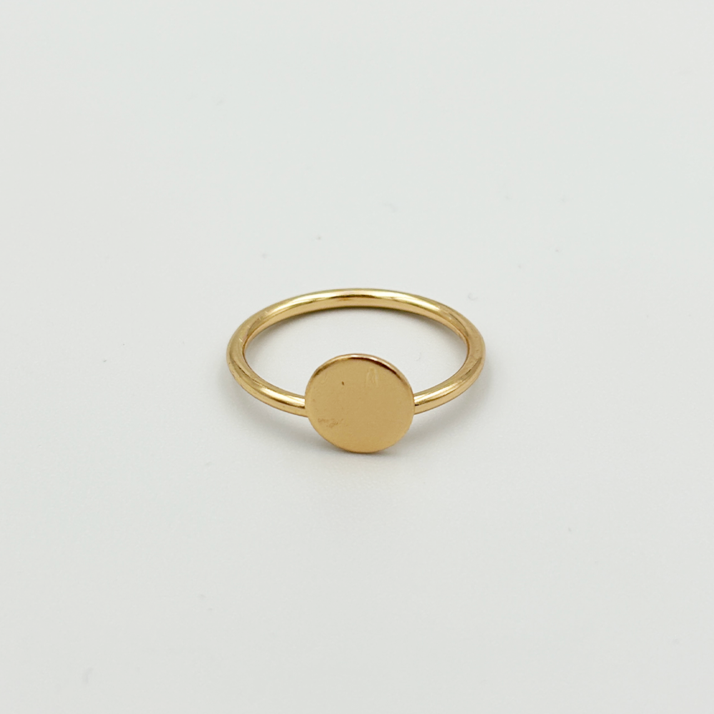 Round Signet Ring