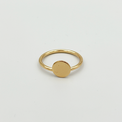 Round Signet Ring