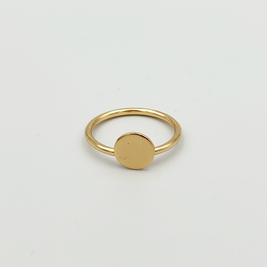 Round Signet Ring