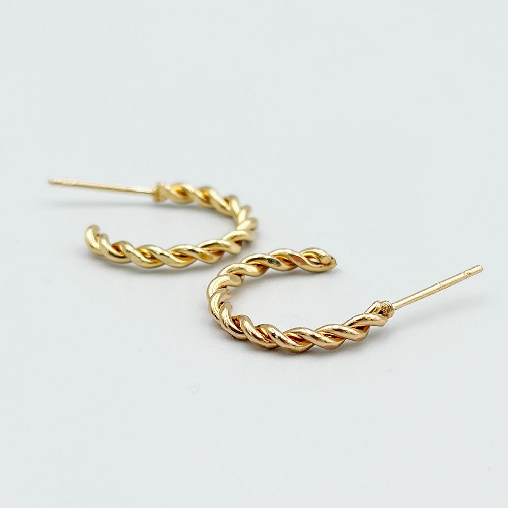 Golden Spirals Earrings