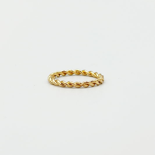 Twisted Gold Ring