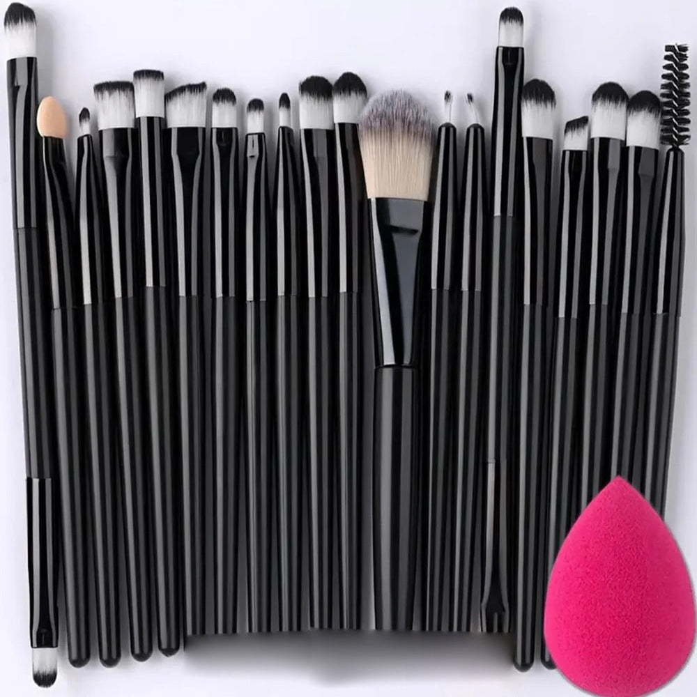 Professional Makeup Brush - 20 pcs