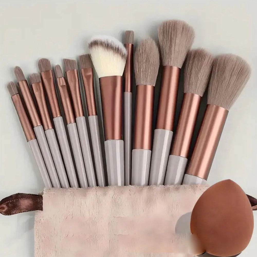 Soft Bristle Makeup Brush Set