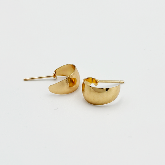 Gold Statement Hoop Earrings