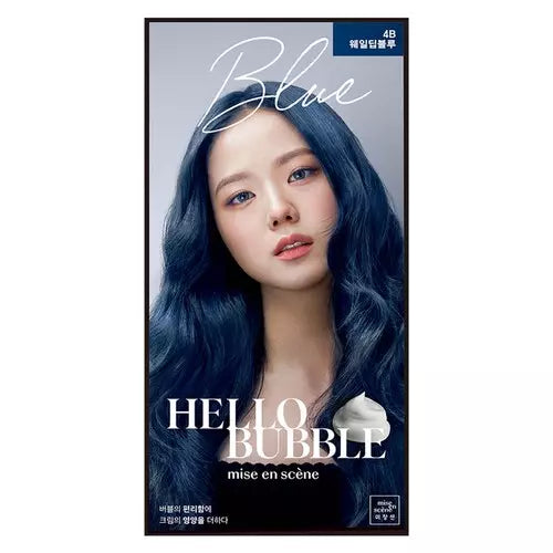 Hello Bubble x BLACKPINK Hair Color - Color N° 4B Whale Deep Blue