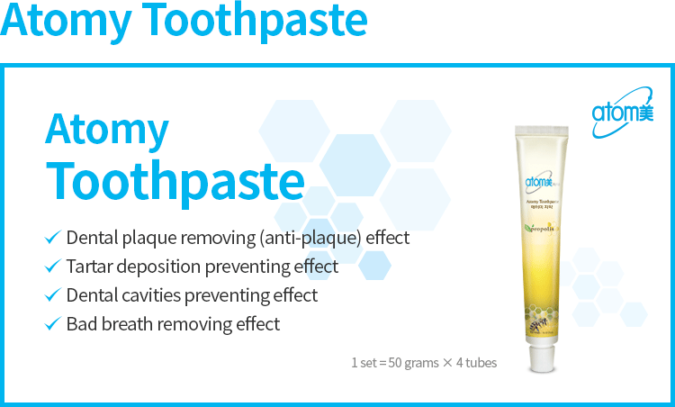 Atomy Toothpaste - 4pcs x 50g